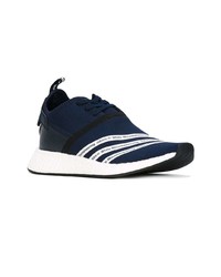 dunkelblaue niedrige Sneakers von adidas