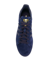 dunkelblaue niedrige Sneakers von adidas