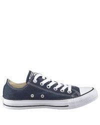 dunkelblaue niedrige Sneakers von Converse