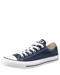 dunkelblaue niedrige Sneakers von Converse