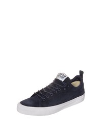 dunkelblaue niedrige Sneakers von Converse