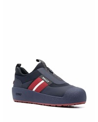 dunkelblaue niedrige Sneakers von Bally