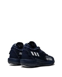 dunkelblaue niedrige Sneakers von adidas