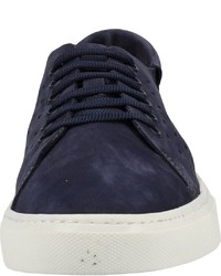 dunkelblaue niedrige Sneakers von Darkwood