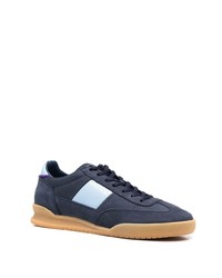 dunkelblaue niedrige Sneakers von PS Paul Smith