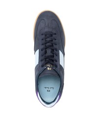 dunkelblaue niedrige Sneakers von PS Paul Smith