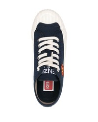 dunkelblaue niedrige Sneakers von Kenzo