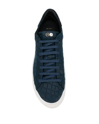 dunkelblaue niedrige Sneakers von Hide&Jack