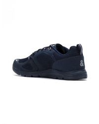 dunkelblaue niedrige Sneakers von Track & Field