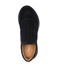 dunkelblaue niedrige Sneakers von Ralph Lauren Purple Label