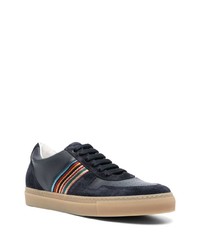 dunkelblaue niedrige Sneakers von Paul Smith