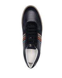 dunkelblaue niedrige Sneakers von Paul Smith