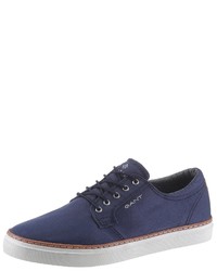 dunkelblaue niedrige Sneakers von Gant Footwear