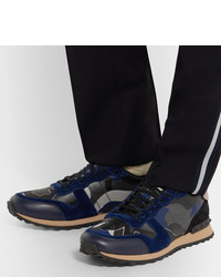 dunkelblaue niedrige Sneakers von Valentino