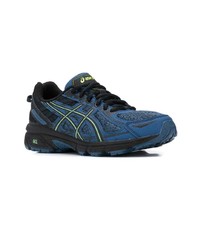 dunkelblaue niedrige Sneakers von Asics