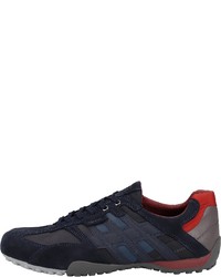 dunkelblaue niedrige Sneakers von Geox