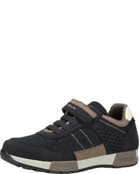 dunkelblaue niedrige Sneakers von Geox