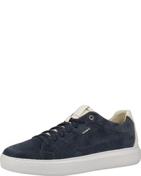 dunkelblaue niedrige Sneakers von Geox