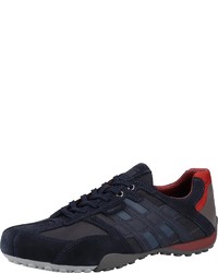 dunkelblaue niedrige Sneakers von Geox