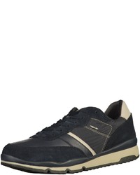 dunkelblaue niedrige Sneakers von Geox