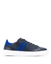 dunkelblaue niedrige Sneakers von Hogan