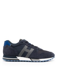 dunkelblaue niedrige Sneakers von Hogan