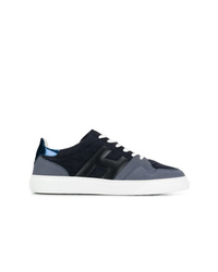 dunkelblaue niedrige Sneakers von Hogan