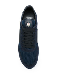 dunkelblaue niedrige Sneakers von Moncler