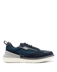 dunkelblaue niedrige Sneakers von Hugo