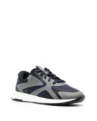 dunkelblaue niedrige Sneakers von BOSS