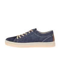 dunkelblaue niedrige Sneakers von IGI&CO