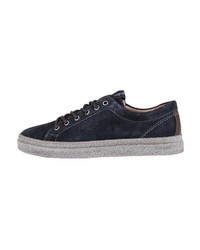 dunkelblaue niedrige Sneakers von IGI&CO