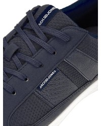 dunkelblaue niedrige Sneakers von Jack & Jones