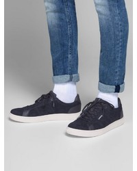 dunkelblaue niedrige Sneakers von Jack & Jones