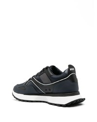 dunkelblaue niedrige Sneakers von BOSS