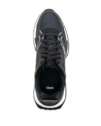 dunkelblaue niedrige Sneakers von BOSS