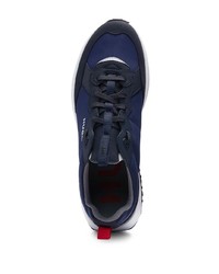 dunkelblaue niedrige Sneakers von Hugo