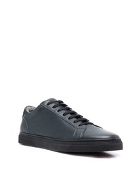 dunkelblaue niedrige Sneakers von Corneliani