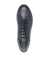 dunkelblaue niedrige Sneakers von Corneliani