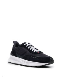 dunkelblaue niedrige Sneakers von PS Paul Smith