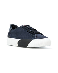 dunkelblaue niedrige Sneakers von Moncler