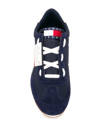 dunkelblaue niedrige Sneakers von Tommy Jeans