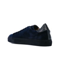 dunkelblaue niedrige Sneakers von Sergio Amaranti