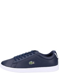 dunkelblaue niedrige Sneakers von Lacoste