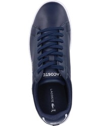 dunkelblaue niedrige Sneakers von Lacoste