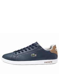 dunkelblaue niedrige Sneakers von Lacoste