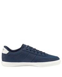 dunkelblaue niedrige Sneakers von Lacoste