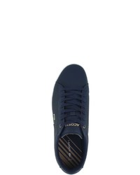 dunkelblaue niedrige Sneakers von Lacoste