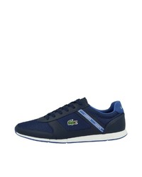 dunkelblaue niedrige Sneakers von Lacoste