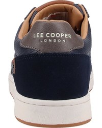 dunkelblaue niedrige Sneakers von Lee Cooper
